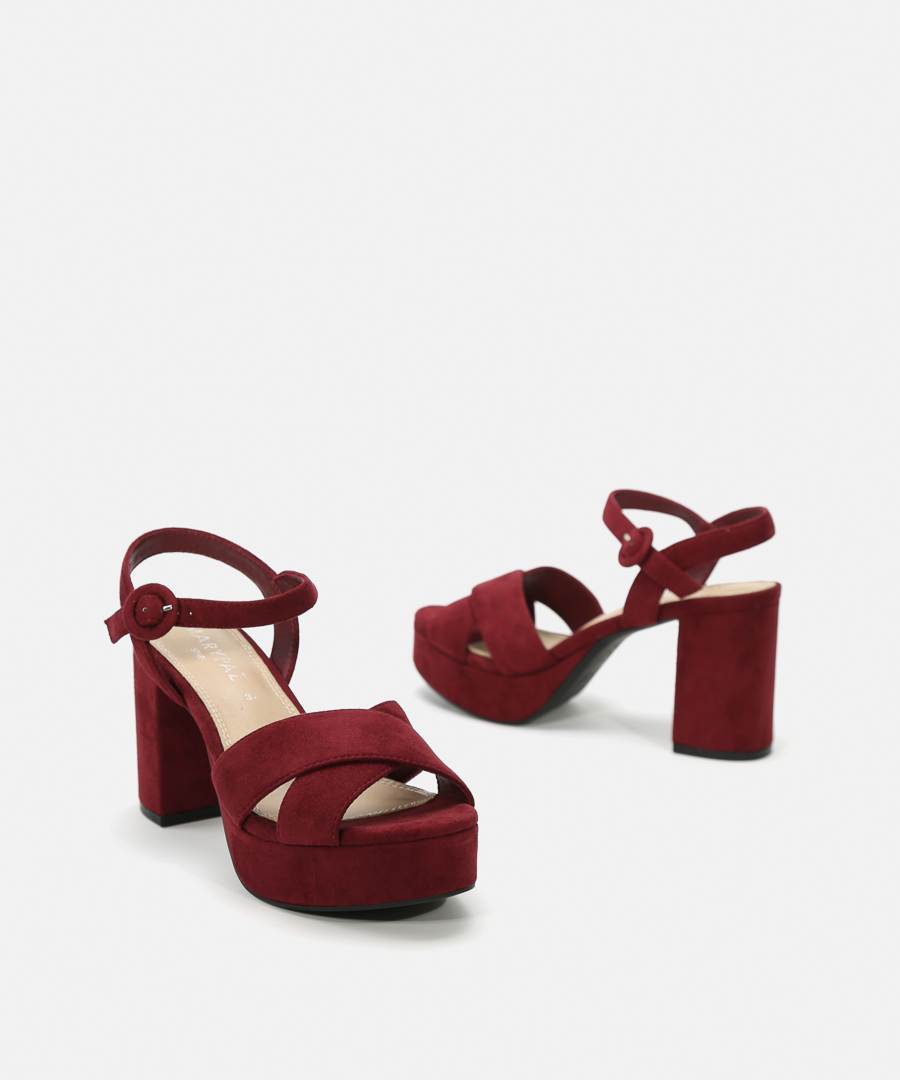 Sandalias plataforma cruceta image number null